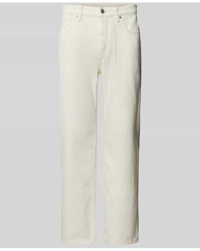 Mango Jeans mit Label-Patch Modell 'TANGER' - Weiß
