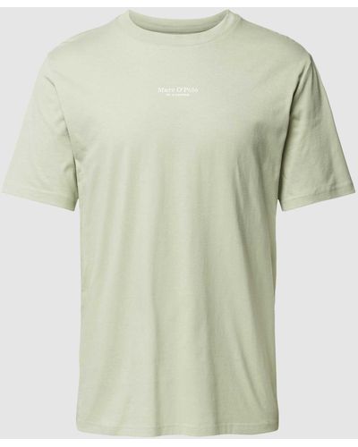 Marc O' Polo T-shirt Van Zuiver Katoen - Groen