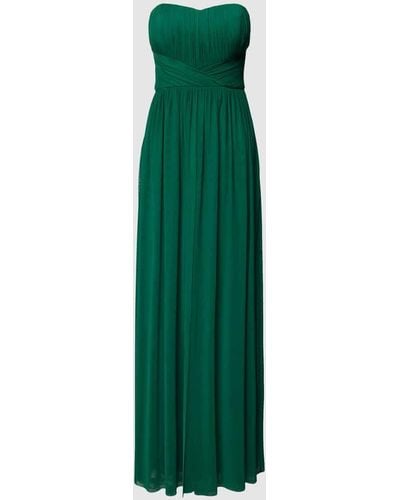 Lipsy Trägerloses Abendkleid mit Raffungen Modell 'Bella Multiway' - Grün