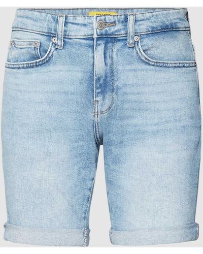 Only & Sons Jeansshorts mit Label-Patch Modell 'PLY' - Blau