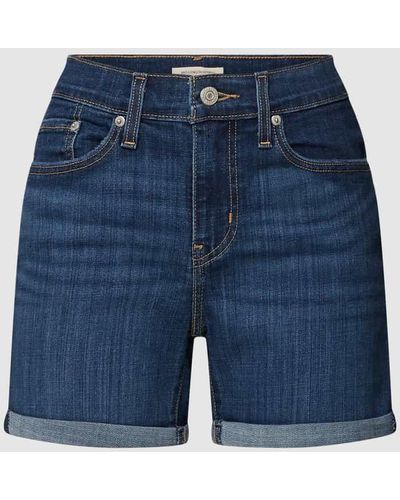 Levi's® 300 Jeansshorts im 5-Pocket-Design - Blau