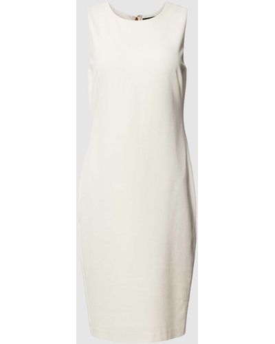 Lauren by Ralph Lauren Knielanges Kleid im ärmellosen Design Modell 'DARIAN' - Weiß