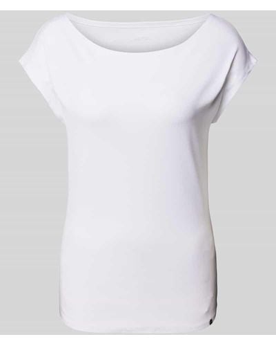 Marc Cain Shirt mit Stretch-Anteil - Weiß