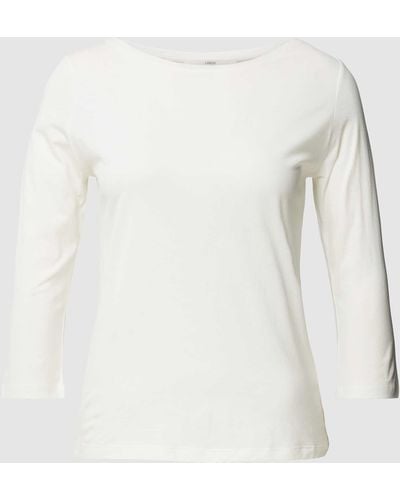 Lanius Shirt Met Lange Mouwen Van Puur Katoen - Wit