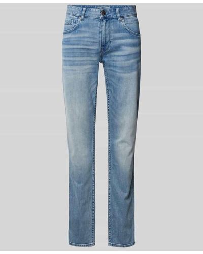 PME LEGEND Regular Fit Jeans mit Label-Detail Modell 'NIGHTFLIGHT' - Blau