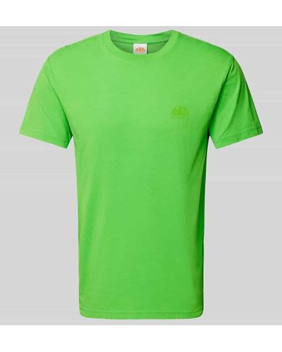 Sundek T-Shirt mit Label-Print - Grün