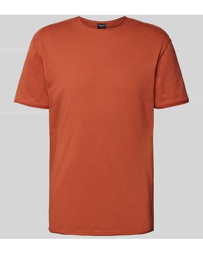 Strellson T-Shirt mit Rundhalsausschnitt Modell 'Tyler' - Orange