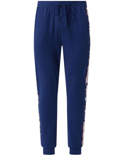Pepe Jeans Sweathose mit Logo-Streifen Modell 'Friyar' - Blau