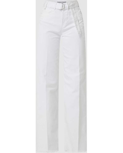 Mavi Straight Fit Jeans mit Stretch-Anteil Modell 'Joy' - Weiß