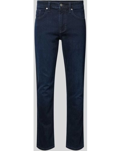 S.oliver Slim Fit Jeans im 5-Pocket-Design Modell 'NELIO' - Blau