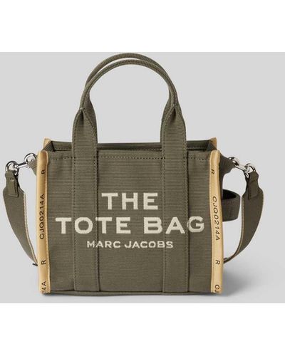 Marc Jacobs Tote Bag mit Label-Print - Mettallic
