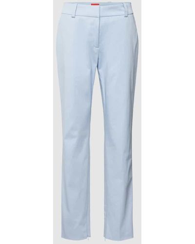 HUGO Anzughose mit Haken- und Reißverschluss Modell 'Hedima' - Blau