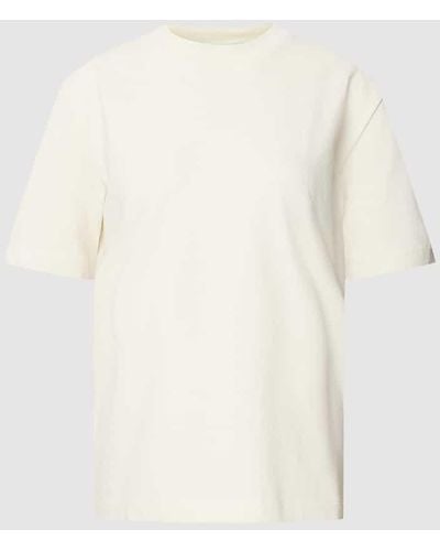 ARMEDANGELS T-Shirt mit Label-Stitching Modell 'TARJAA' - Natur