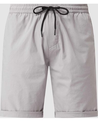 Tom Tailor Denim Shorts mit Stretch-Anteil - Grau