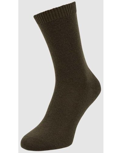 FALKE Socken mit Kaschmir-Anteil Modell Cosy Wool - Schwarz