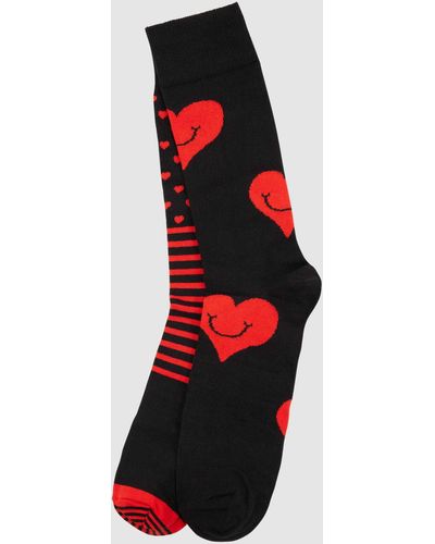 Happy Socks Sokken Met Stretch Per 2 Paar - Zwart