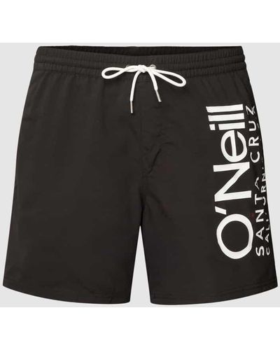 O'neill Sportswear Badehose mit Label-Print Modell 'Original Cali' - Schwarz