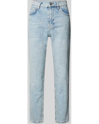 Mango Jeans mit 5-Pocket-Design Modell 'NEWMOM' - Blau