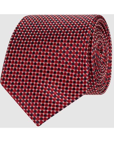 Eterna Krawatte aus Seide (7,5 cm) - Rot