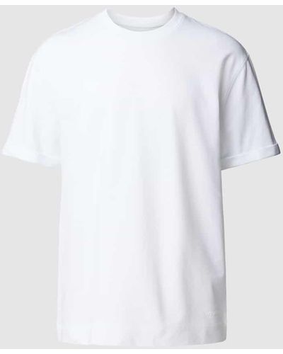 Windsor. T-Shirt mit Rundhalsausschnitt Modell 'Sevo' - Weiß