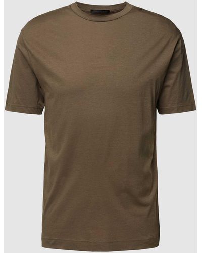 DRYKORN T-Shirt mit Rundhalsausschnitt Modell 'GILBERD' - Grün