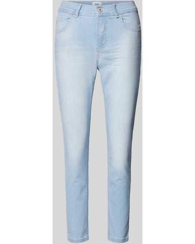 ANGELS Skinny Fit Jeans im 5-Pocket-Design Modell 'Ornella' - Blau