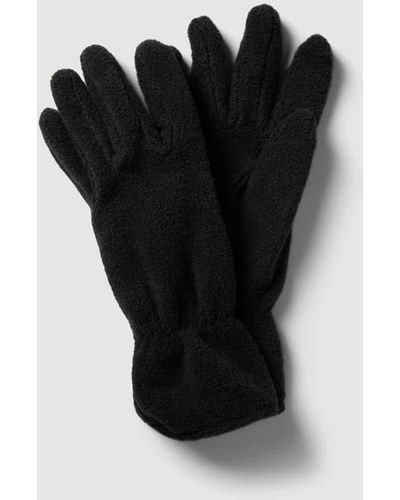 LOEVENICH Handschuhe mit elastischem Einsatz - Schwarz