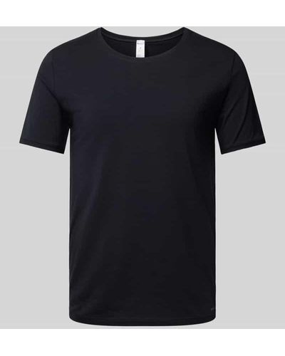 SKINY T-Shirt mit Rundhalsausschnitt - Schwarz