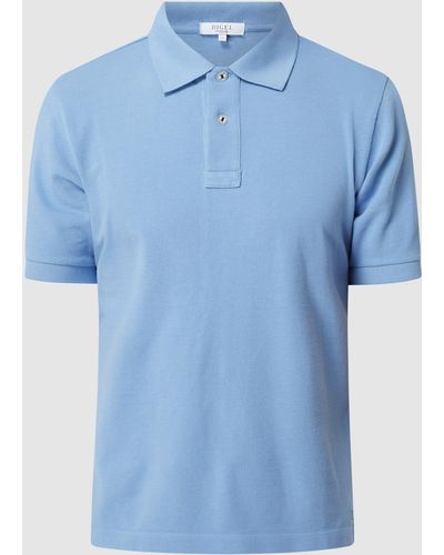 DIGEL Poloshirt aus Baumwolle - Blau