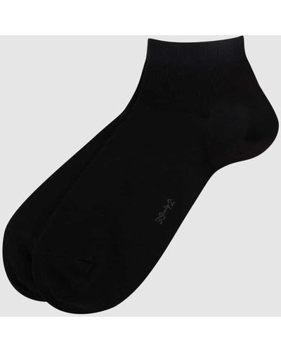 FALKE Socken mit Stretch-Anteil Modell 'Happy' - Schwarz