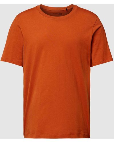 Schiesser T-shirt Met Ronde Hals - Oranje