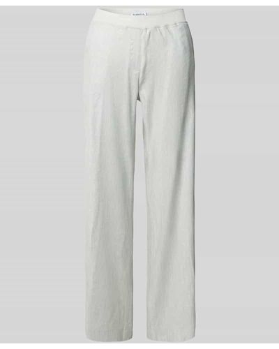 RAPHAELA by BRAX Flared Fit Hose mit elastischem Bund Modell 'PAM' - Weiß
