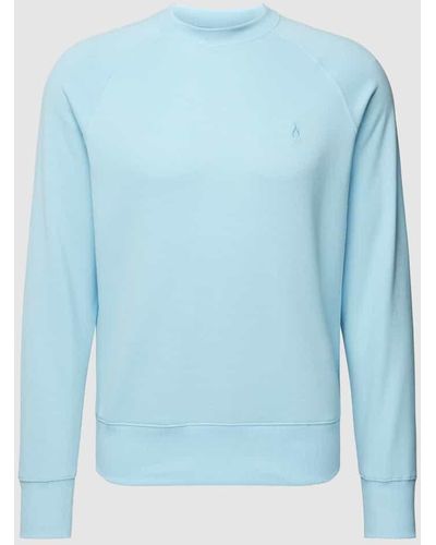 DRYKORN Sweatshirt mit Label-Detail Modell 'FLORENZ' - Blau