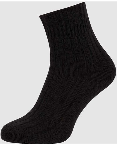 FALKE Sokken Met Kasjmier - Zwart