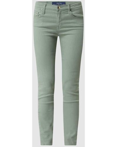 Jacob Cohen Slim Fit Jeans mit Stretch-Anteil Modell 'Kimberly' - Grün