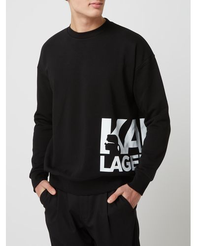Karl Lagerfeld Sweatshirt Met Logo - Zwart