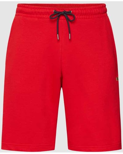 Christian Berg Men Shorts mit seitlichen Eingrifftaschen - Rot