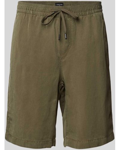 Strellson Regular Fit Shorts mit Gesäßtasche Modell 'Kaji' - Grün