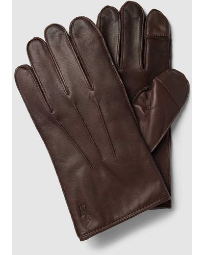 Polo Ralph Lauren Leren Handschoenen - Zwart
