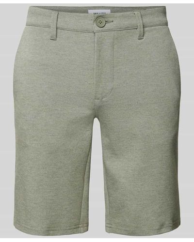 Only & Sons Shorts mit französischen Eingrifftaschen Modell 'MARK' - Grün