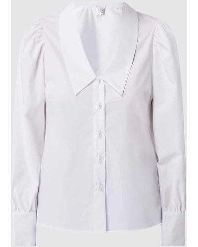 Second Female Bluse aus Bio-Baumwolle Modell 'Lissette' - Weiß