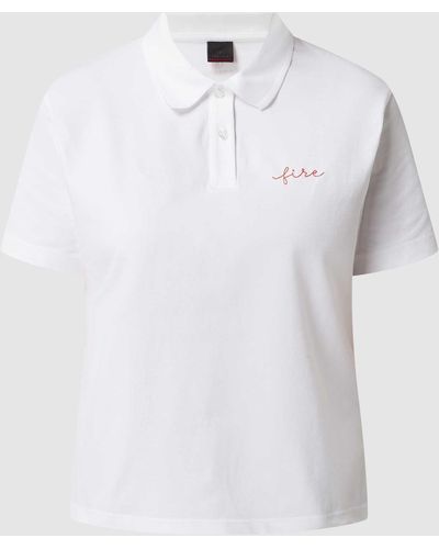 Bogner Fire + Ice Poloshirt Met Stretch - Wit