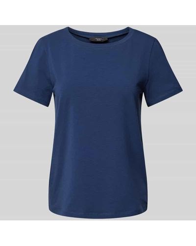 Weekend by Maxmara T-Shirt mit Rundhalsausschnitt Modell 'MULTIF' - Blau