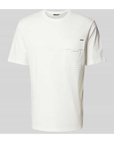 Antony Morato T-Shirt mit Brusttasche - Weiß