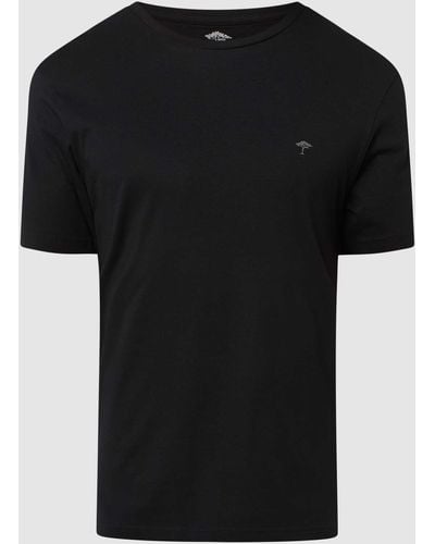 Fynch-Hatton T-Shirt aus Bio-Baumwolle - Schwarz
