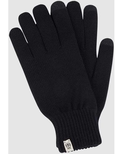 Roeckl Sports Handschuhe aus Schurwollmischung - Schwarz