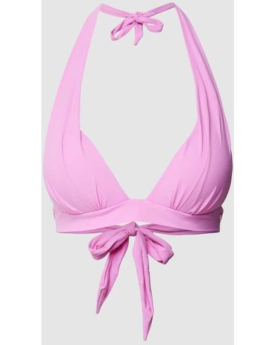 Banana Moon Bikini-Oberteil mit vorgeformten Cups Modell 'MAHO SPRING' - Pink