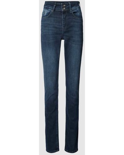 Garcia Jeans mit 5-Pocket-Design Modell 'CARO' - Blau