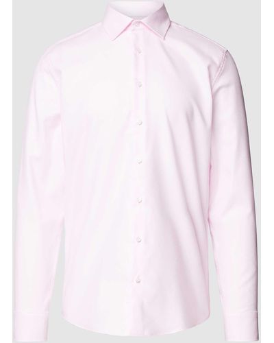 Seidensticker Zakelijk Overhemd Met Kentkraag - Roze