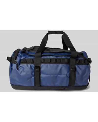 The North Face Weekender mit Label-Print Modell 'BASE CAMP DUFFEL M' - Blau